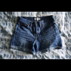 Madewell Midrise Denim Short